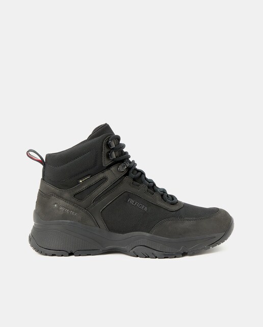 Zapatillas de hombre en piel de color negro · Tommy Hilfiger · El Corte  Inglés