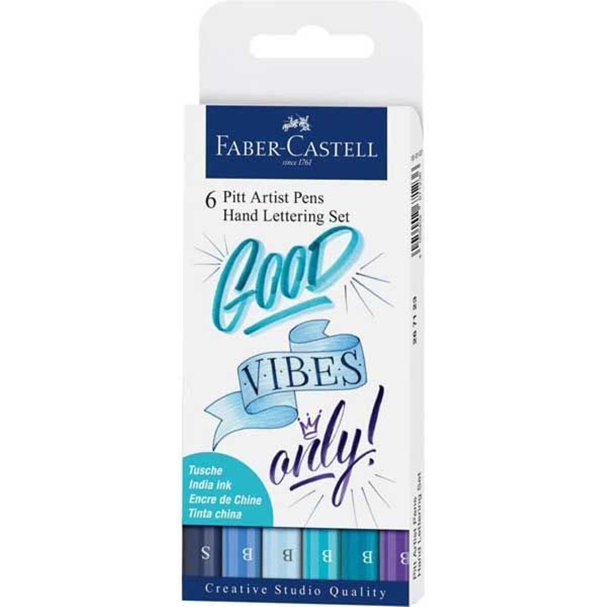 Marcador de Desenho FABER-CASTELL Hand Lettering Set 6 Unidades 1