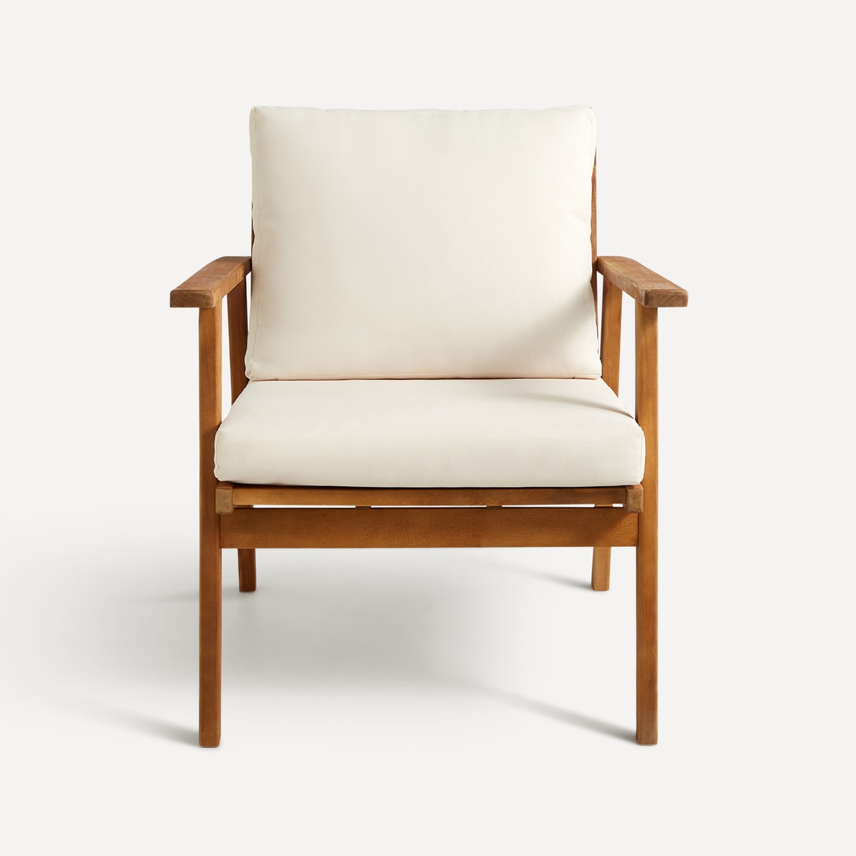Conjunto de jardín de madera de acacia New Bahía Basics El Corte Inglés Natural-7