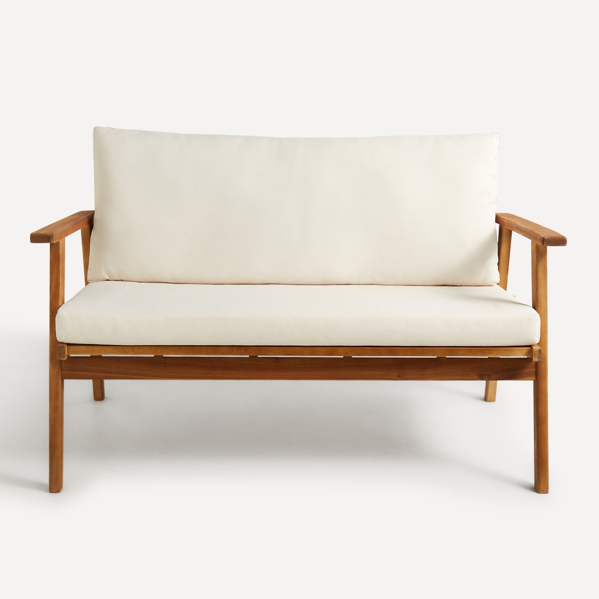 Conjunto de jardín de madera de acacia New Bahía Basics El Corte Inglés Natural-2