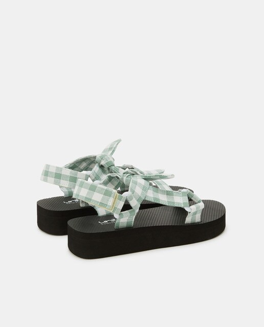Comprar Sandalia de mujer con tiras deportivas vichy · Unit · Hipercor
