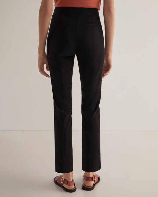 Pantalón recto cintura elástica · Woman El Corte Inglés · El Corte Inglés