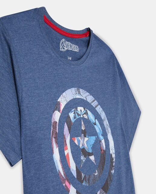 Camiseta de hombre azul de manga corta · Easy Wear · El Corte Inglés