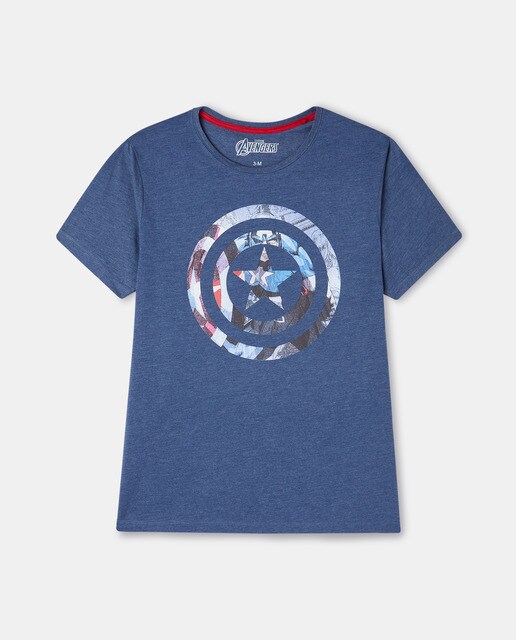Camiseta de hombre azul de manga corta · Easy Wear · El Corte Inglés