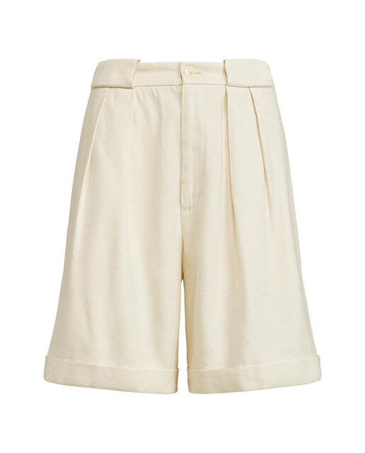 DKNY Pantalón corto plisado liso niÑa violeta - | Kids around