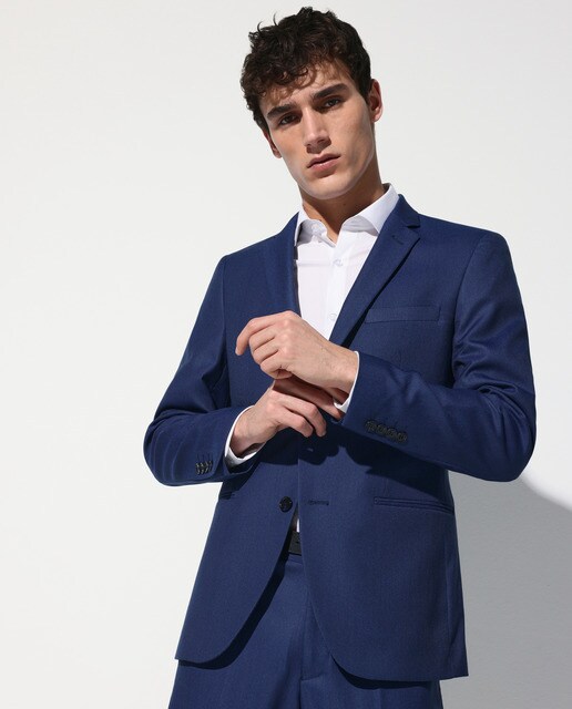 Chaqueta de traje de hombre slim azul marino · Easy Wear · El Corte Inglés