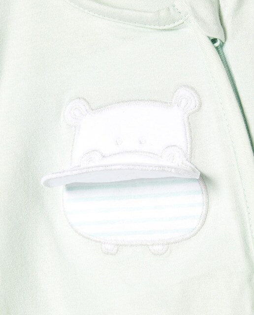 Pelele de bebe niño con hipopótamo · Cotton Juice · El Corte Inglés
