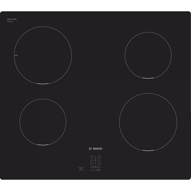 Imagem 0 de Placa de Indução Bosch Série 2 PUG611AA5D com 4 Zonas e de 60 cm - Preto