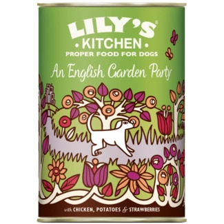 Alimento para Cão Húmido Frango e Morango lata 400 g - Lily´s Kitchen