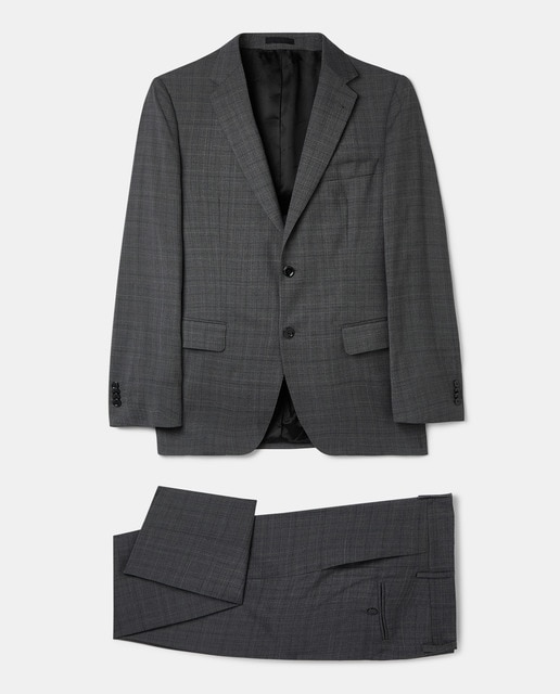 Traje gris de hombre regular príncipe de gales · Emidio Tucci · El Corte  Inglés