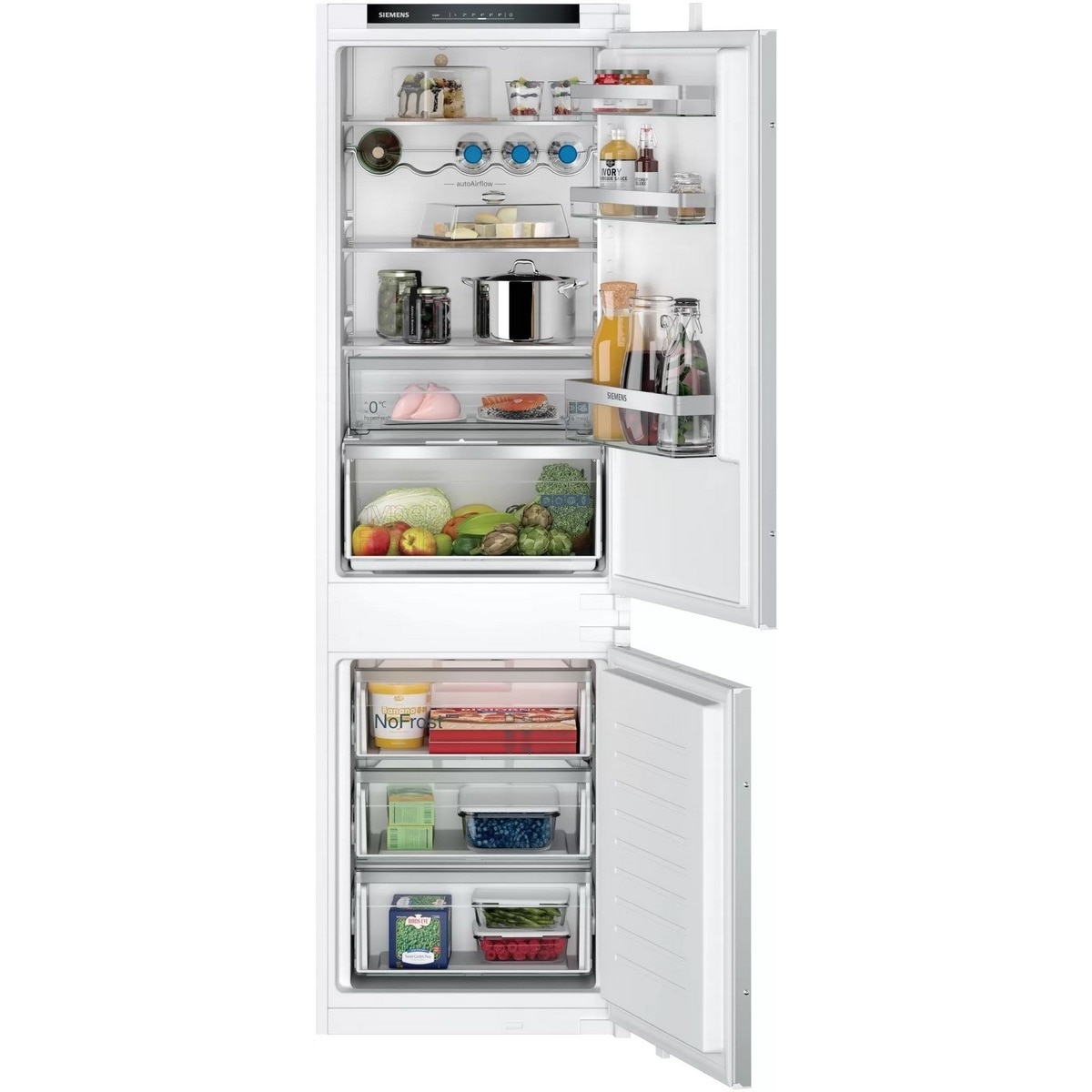 Imagem 0 de Frigorífico Combinado Encastrável Siemens iQ300 KI86NVSE0 No Frost de 177,2 cm - Branco