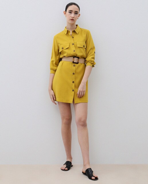 Vestido corto camisero · Fórmula Joven · El Corte Inglés