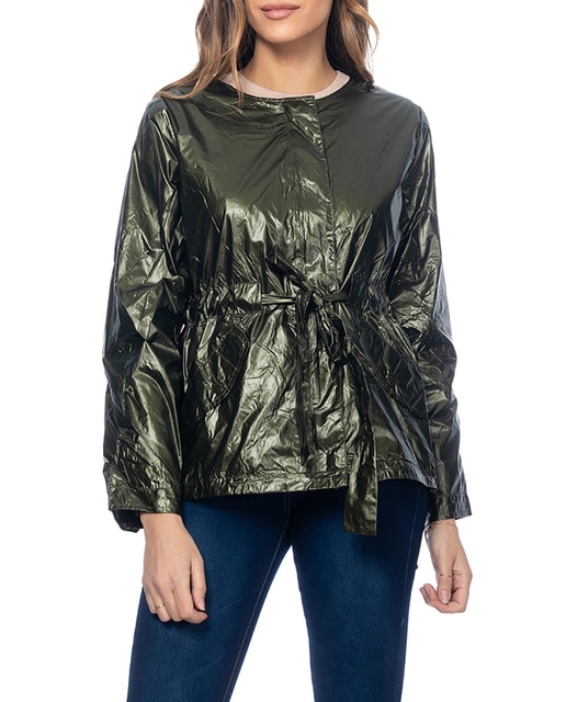 Imagen 0 de Chaqueta metalizada verde