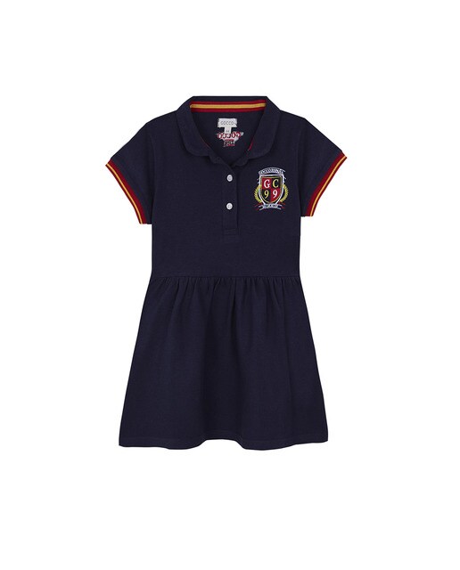 Vestido polo piqué españa azul · Gocco · El Corte Inglés
