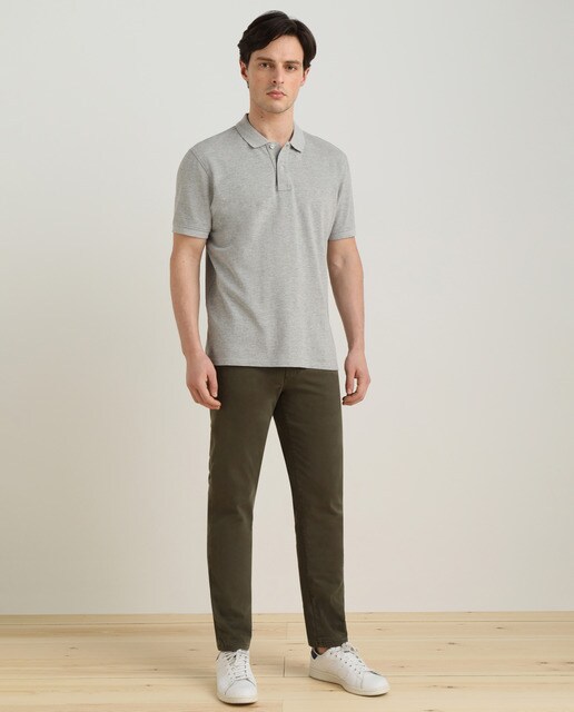 Pantalones cinco bolsillos hombre · Verdes · Moda hombre · El Corte Inglés  (1)