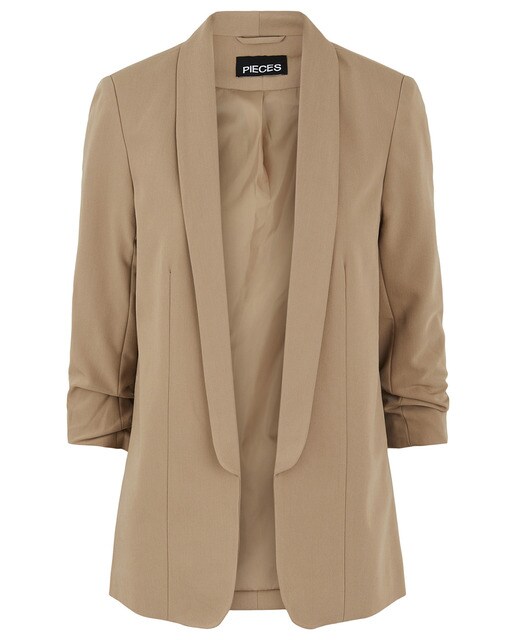 Blazer de mujer con mangas 3/4 y cuellos de solapa · Pieces · El Corte  Inglés