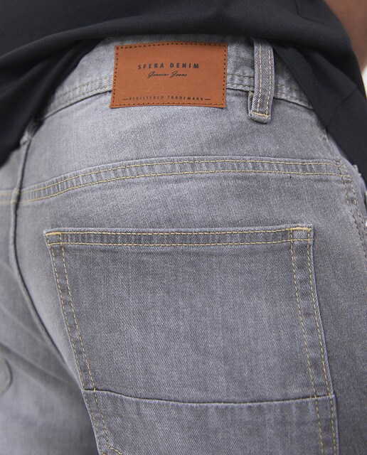 Vaquero de hombre slim gris · Sfera · El Corte Inglés