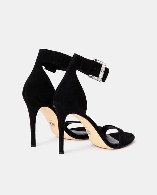 Sandalias de tacón de mujer en ante de color negro · Michael Michael Kors · El  Corte Inglés