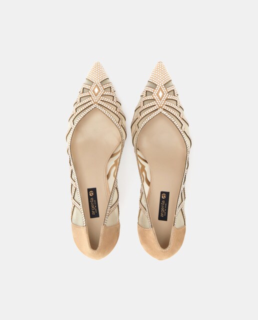 Zapatos de salón de mujer en ante de color beige · Argenta · El Corte Inglés