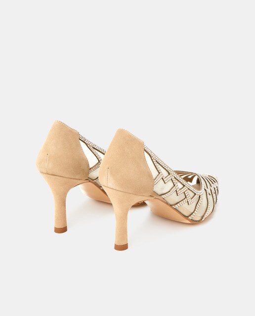 Zapatos de salón de mujer en ante de color beige · Argenta · El Corte Inglés
