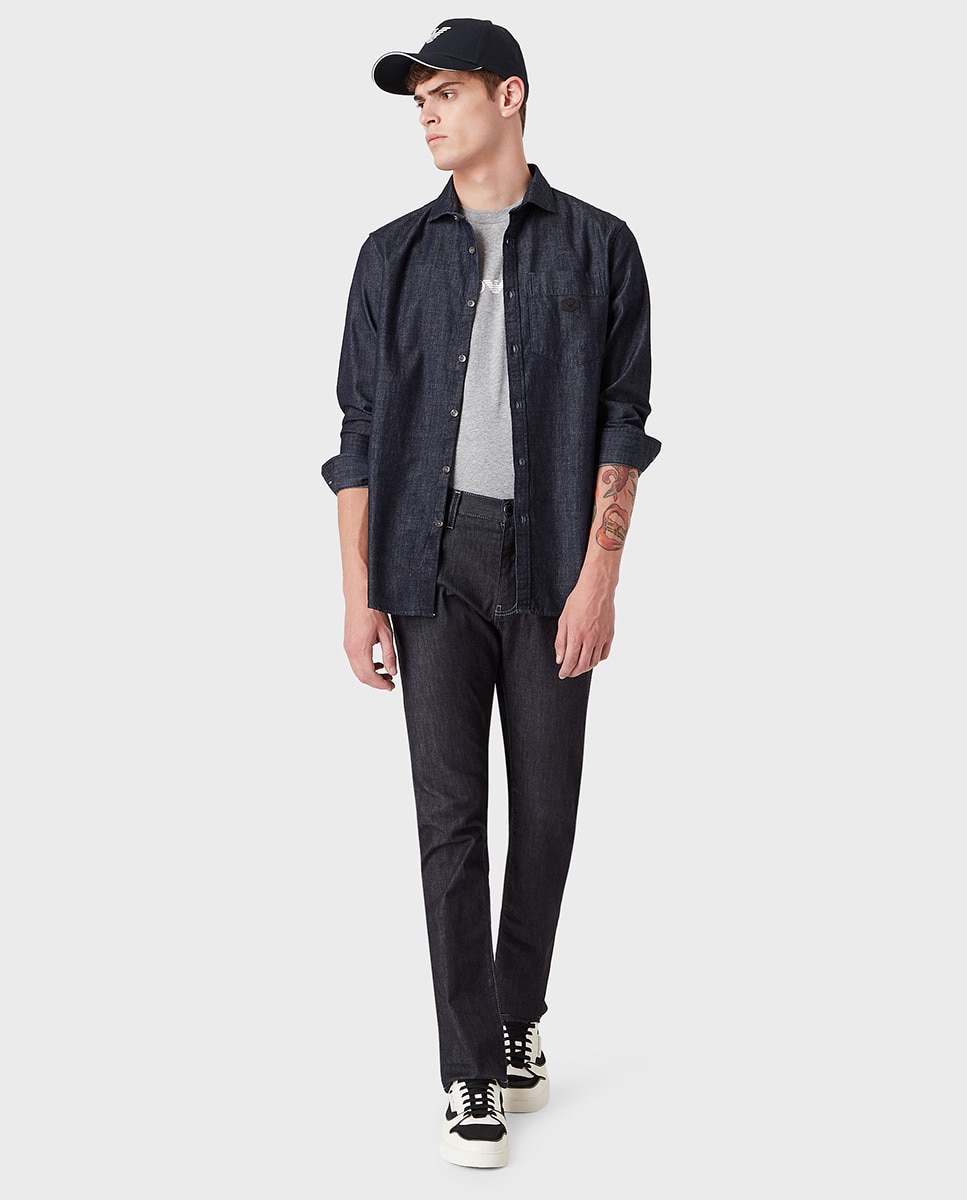 Jean regular fit foncé