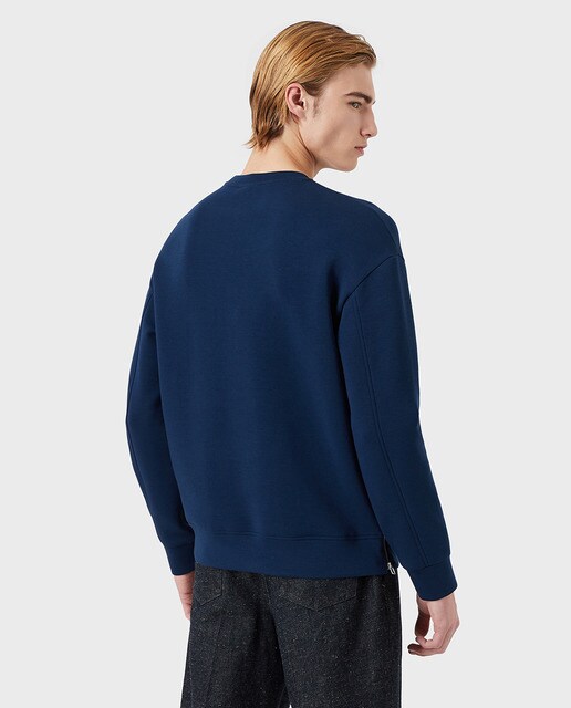 Sudadera de hombre en color azulón · Emporio Armani · El Corte Inglés