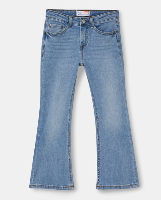 Pantalón vaquero de niña básico flare · Kids El Corte Inglés · El Corte  Inglés