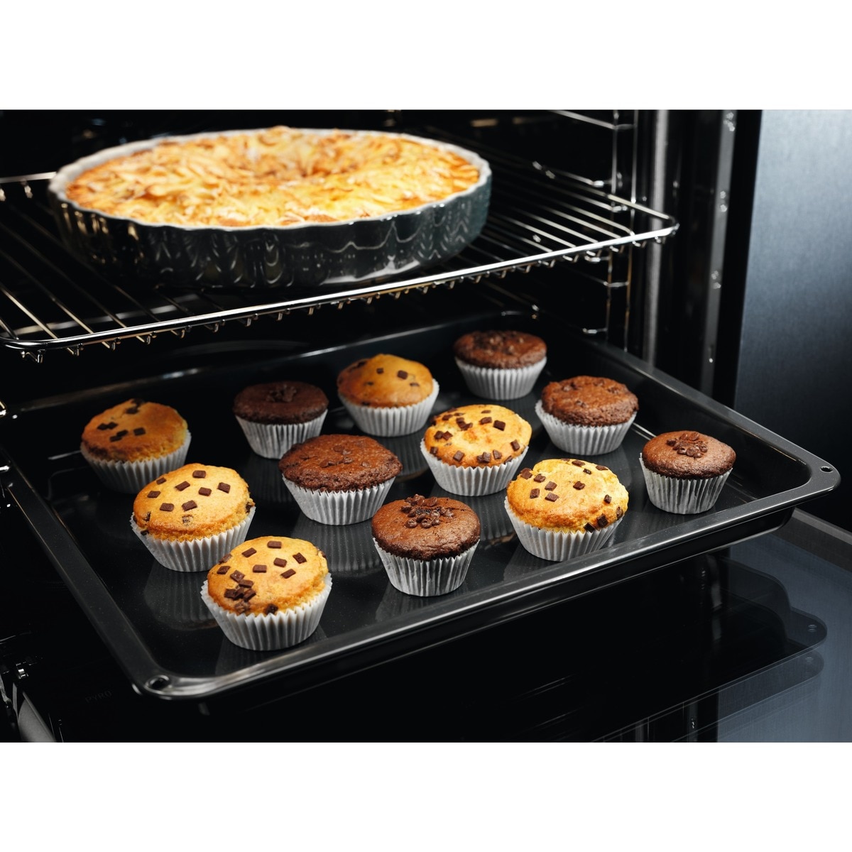 Forno Multifunções Electrolux Série 600 EOF3H50BX SurroundCook com Aqua Clean com Esmalte e de 65 Litros - Inox Antidedadas Inox-13