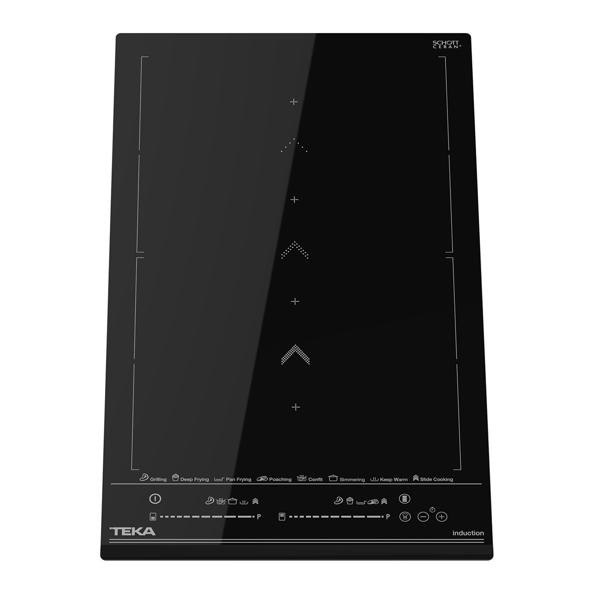 Placa modular inducción Teka 2 zonas de cocción - IZS34700 MST BK Negro-3