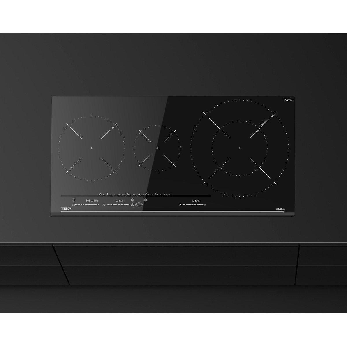 Placa inducción Teka control táctil MultiSlider y 3 zonas de cocción - IZC83620 MST BK Negro-6