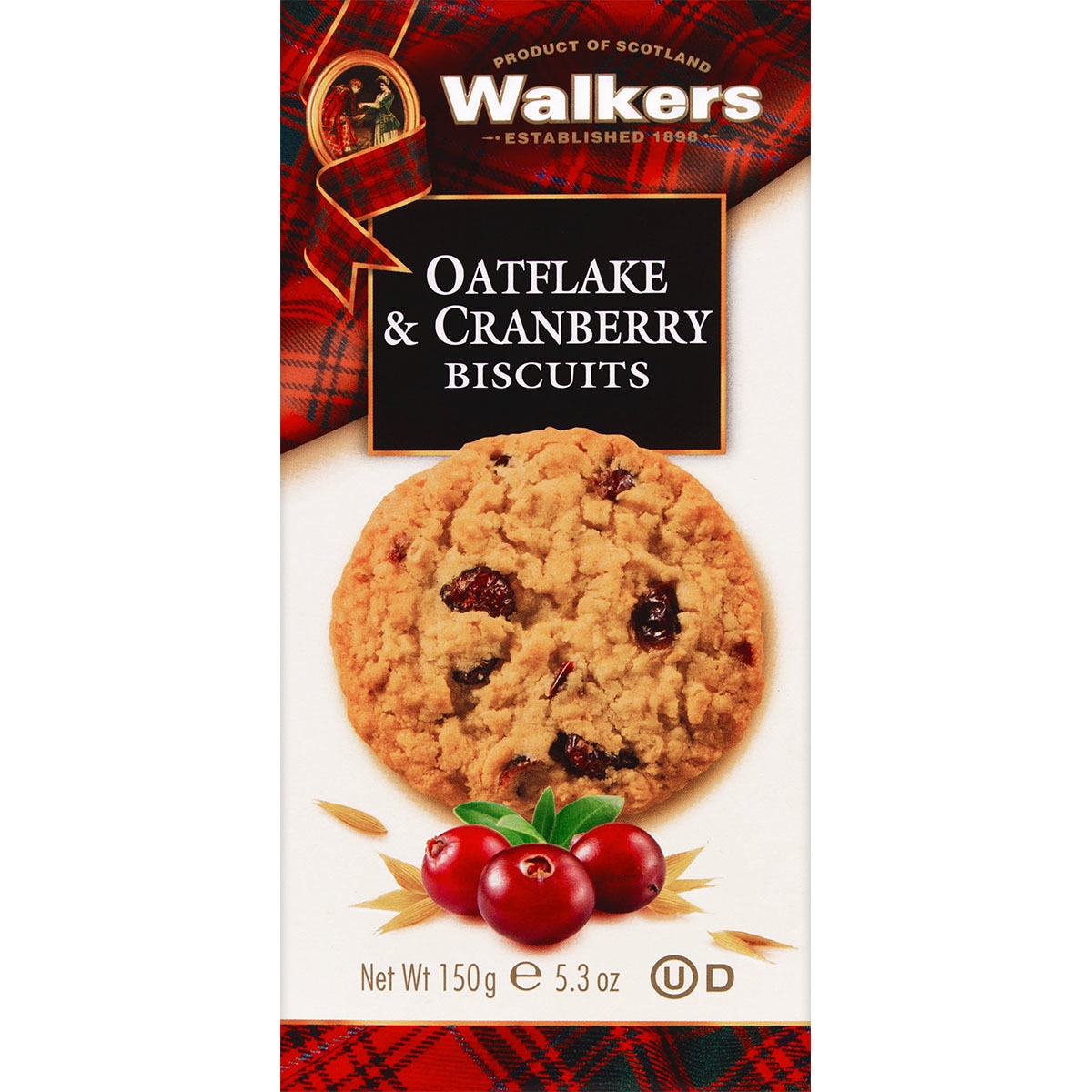 galletas de avena con arándanos estuche 150 g