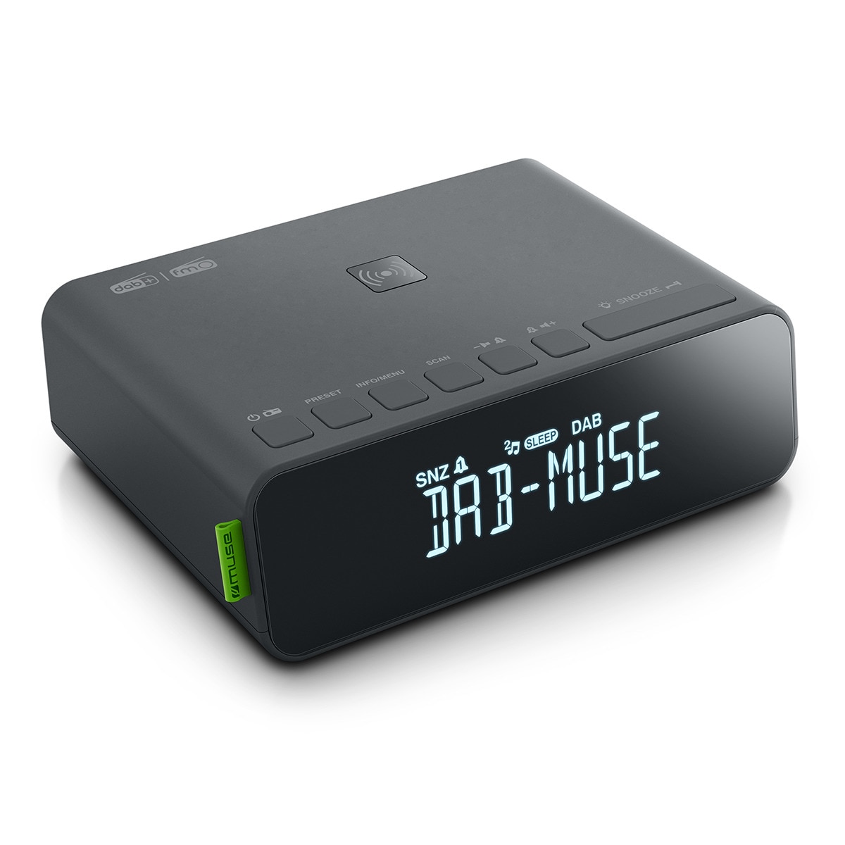 Rádio Despertador Muse M-175 WI Preto-2