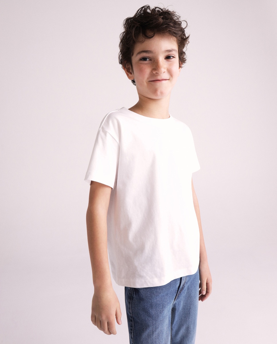T-shirt com manga curta Blanco-2