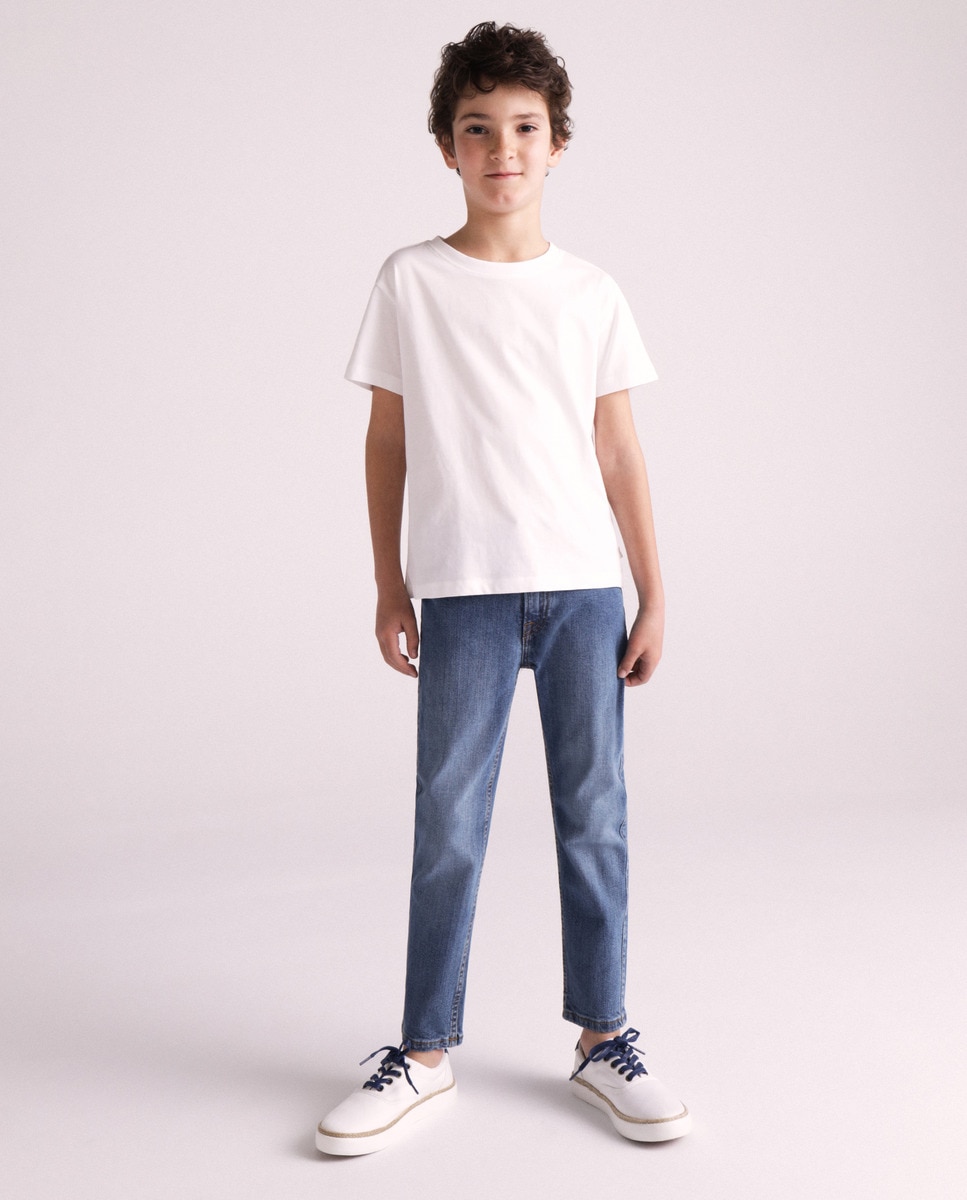 T-shirt com manga curta Blanco-3