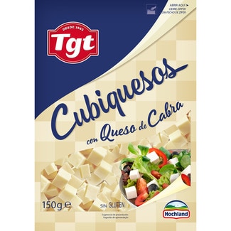 Cubiquesos queso en dados de cabra bolsa 150 g - Tgt