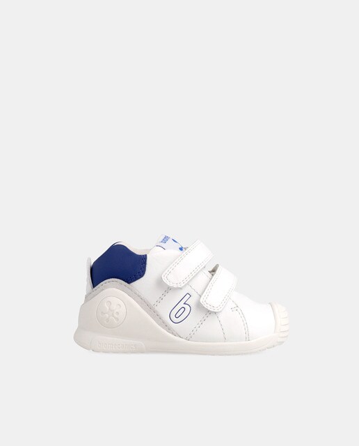 Zapatillas deportivas de bebé niño en blanco con cierre adherente ·  Biomecanics · El Corte Inglés