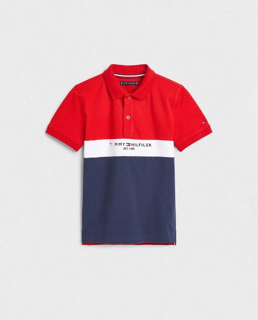 Imagen 0 de Polo de bebé niño Tommy Hilfiger de manga corta con logo