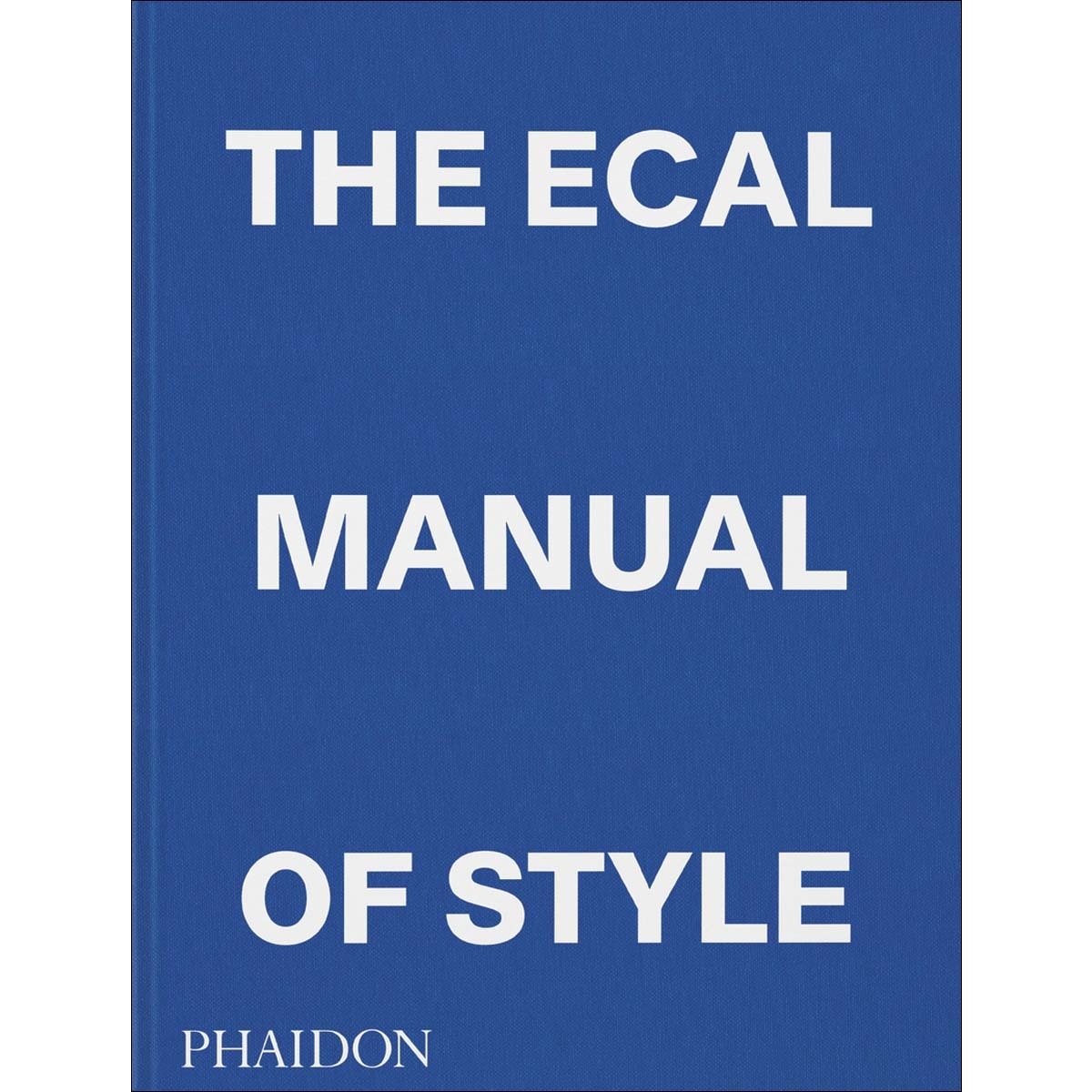 The ecal manual of style 1