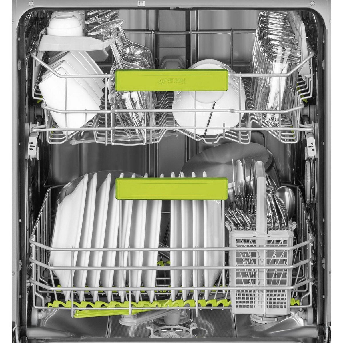 Máquina de Lavar Loiça Smeg Universal LSP292DX Sistema de Lavagem Orbital, de 13 Talheres e de 60 cm - Aço Inox Aço inoxidável-10