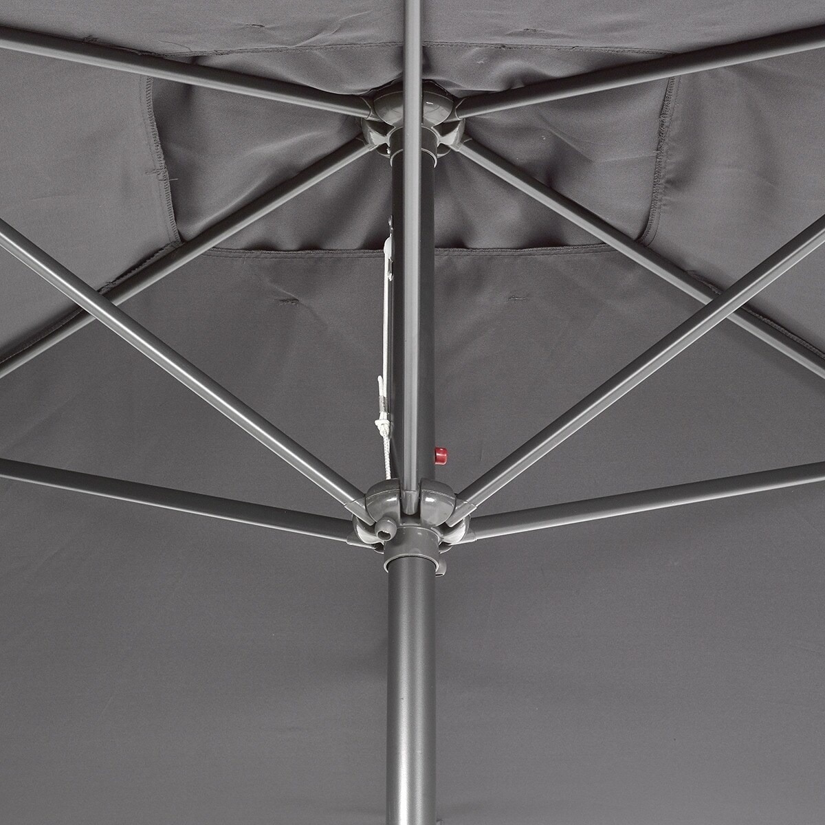 Parasol rectangular New Rainbow El Corte Inglés Antracita-4