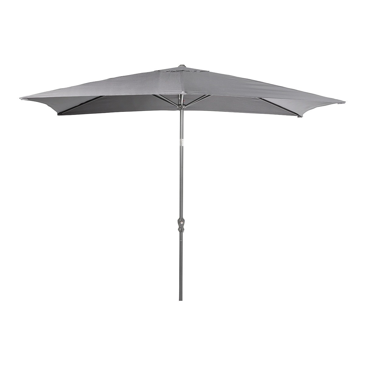 Parasol rectangular New Rainbow El Corte Inglés Antracita-1