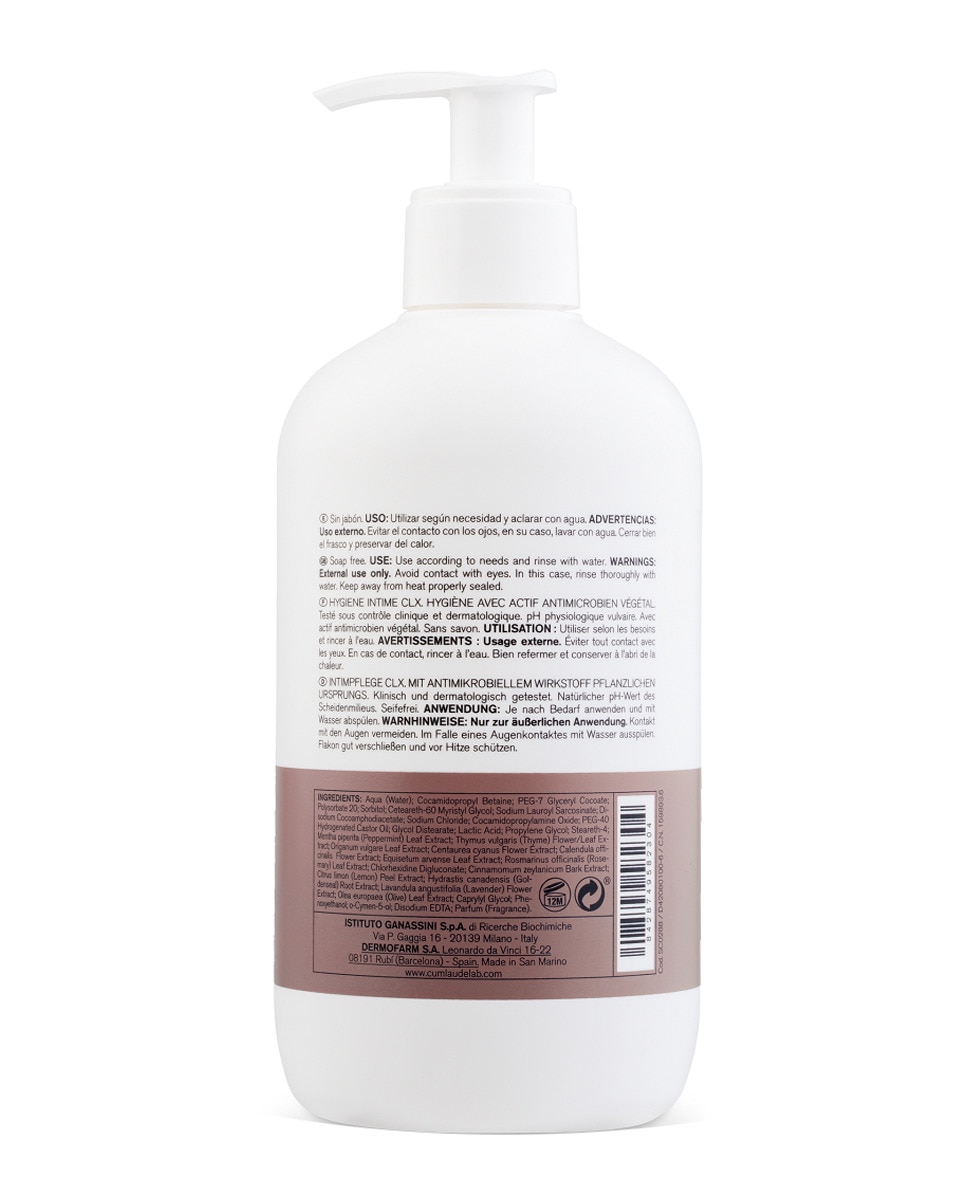 Gel Limpiador Higiene Íntima Diaria 500 ml Cumlaude Lab - 500 ml 2