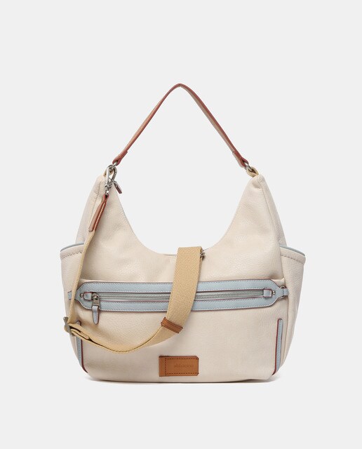 Hobo grande en beige con bolsillos exteriores · Abbacino · El Corte Inglés