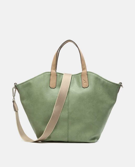 Bolso shopper reversible grande en verde · Abbacino · El Corte Inglés