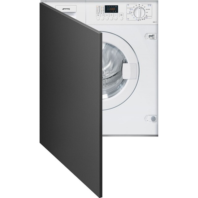 Imagem 0 de Máquina de Lavar e Secar Roupa Encastrável Smeg LSIA127 Carga Frontal de 7/4 Kg e de 1400 rpm - Branco