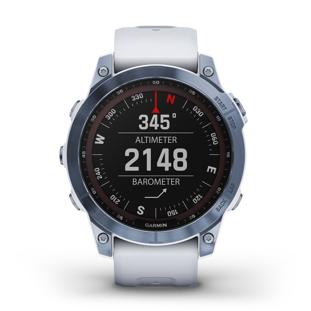 Relógio Smartwatch Fenix 7 Sapphire Solar Branco-4