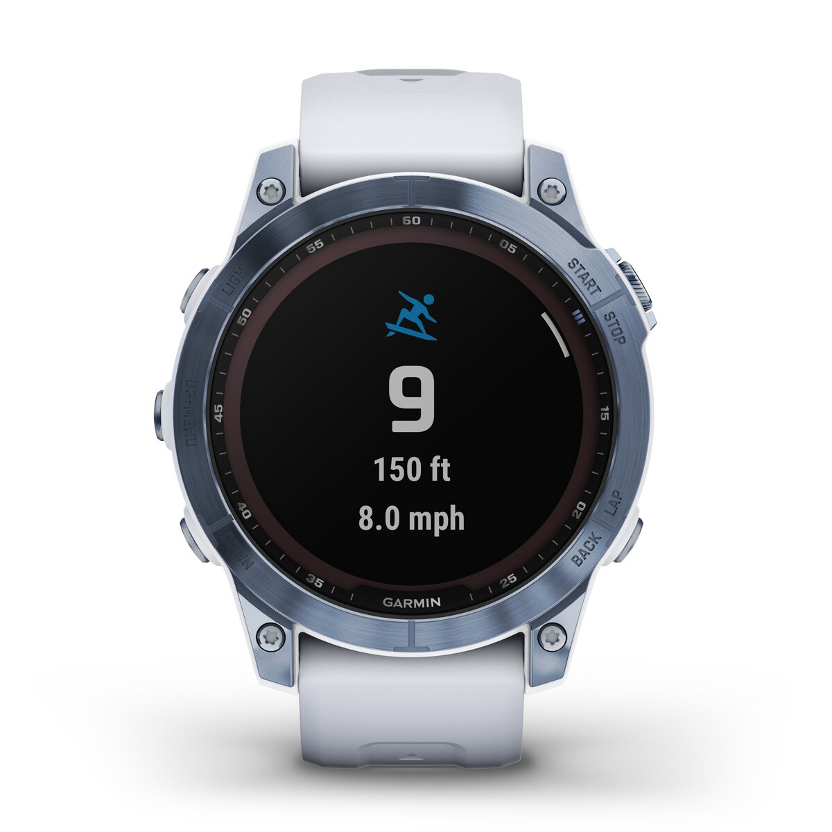 Relógio Smartwatch Fenix 7 Sapphire Solar Branco-8