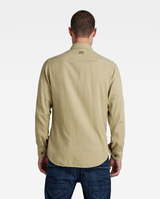 Camisa de hombre de corte ajustado, bolsillos con solapa y cierre de botón  · G-Star Raw · El Corte Inglés