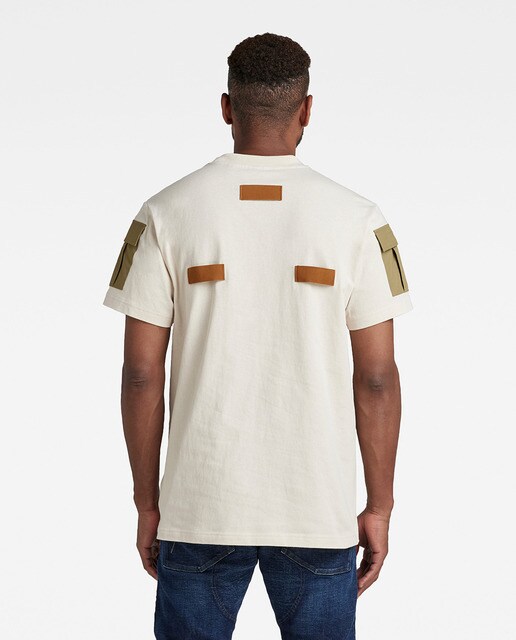 Camiseta de hombre Utility Mix Pocket luce con corte holgado y un bolsillo  con solapa · G-Star Raw · El Corte Inglés