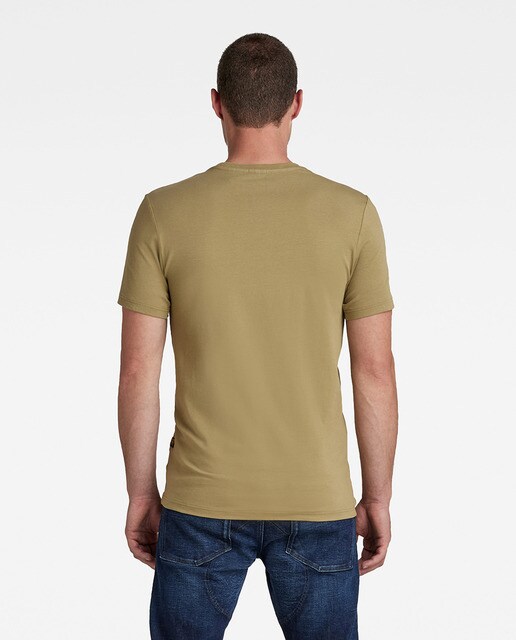 Camiseta de hombre de algodón ecológico básica de manga corta y corte  ajustado · G-Star Raw · El Corte Inglés